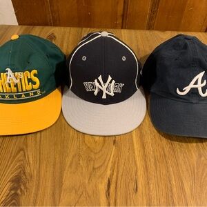 Bundle of 3 MLB Hats